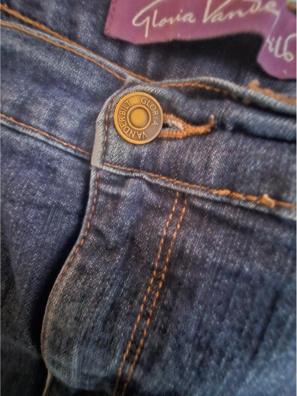 Women's Gloria Vanderbilt Amanda Denim Jeans Pants Size 18 W Blue Straight Leg - Picture 6 of 13